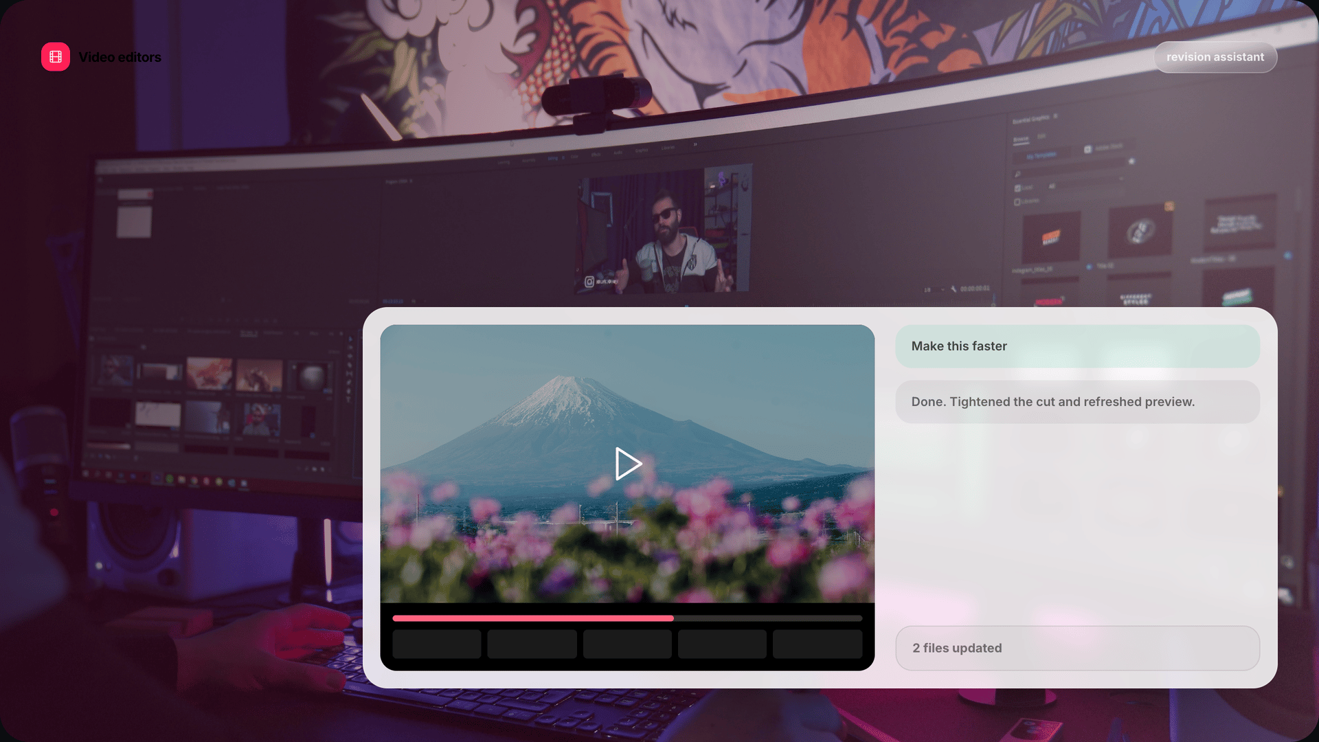 Video editors using Source To Video