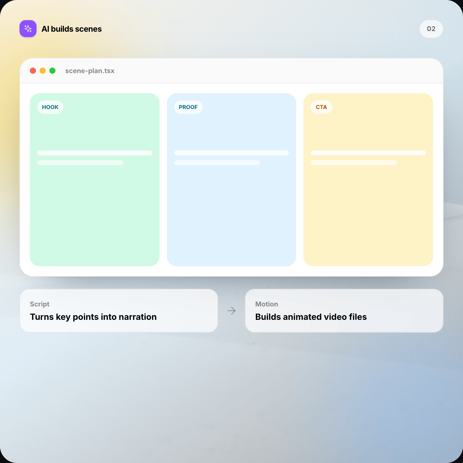 Source To Video AI video builder mockup